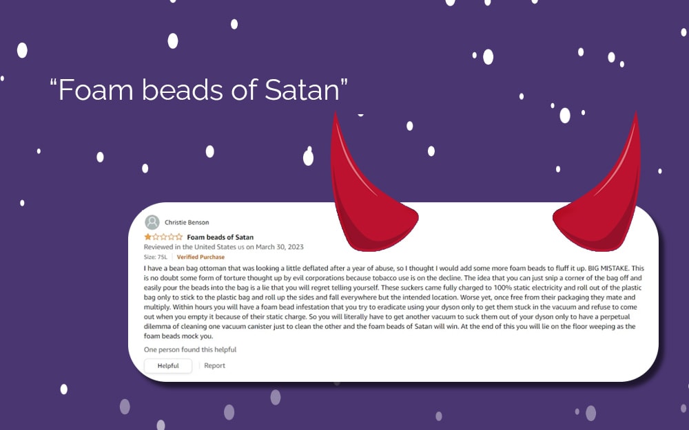 laugh out loud amazon reviews ecommerce nurse blog 9 foam beads of satan 1